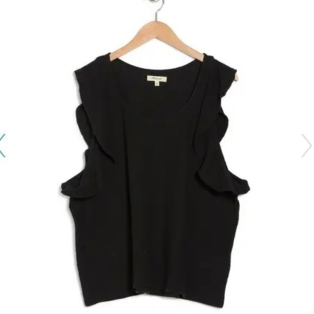 New Madewell Texture & Thread Ruffle Sleeve